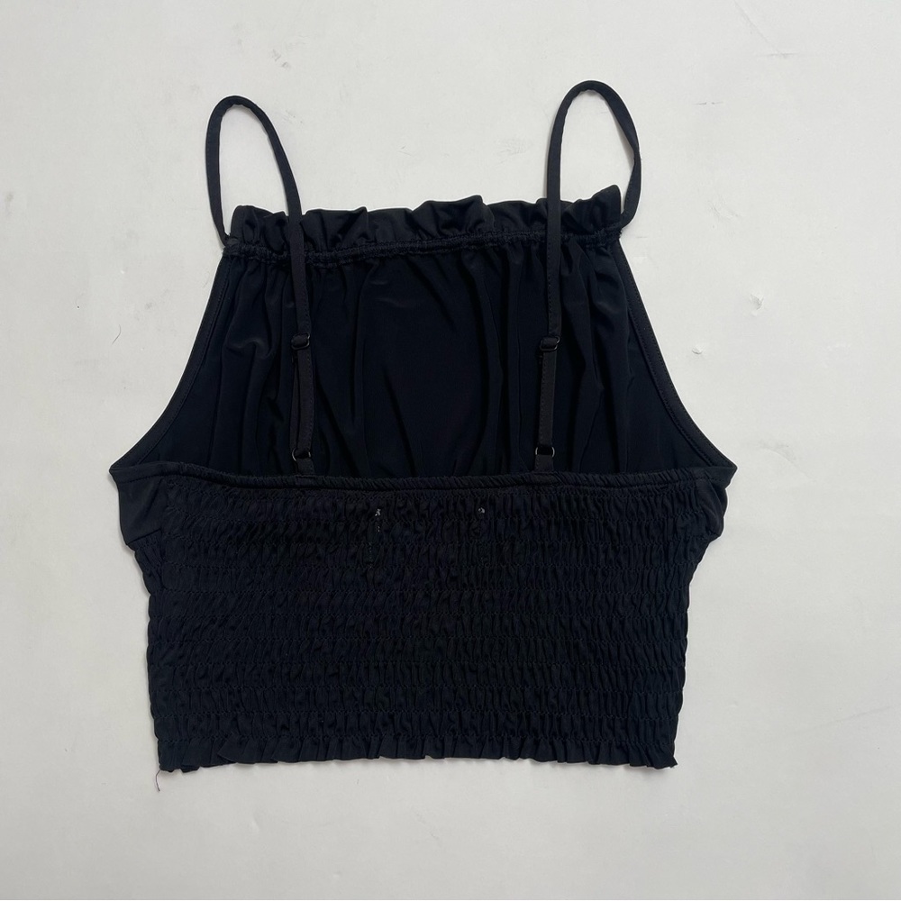 URBAN OUTFITTERS ruched waist spaghetti strap crop top - Picture 2 of 6